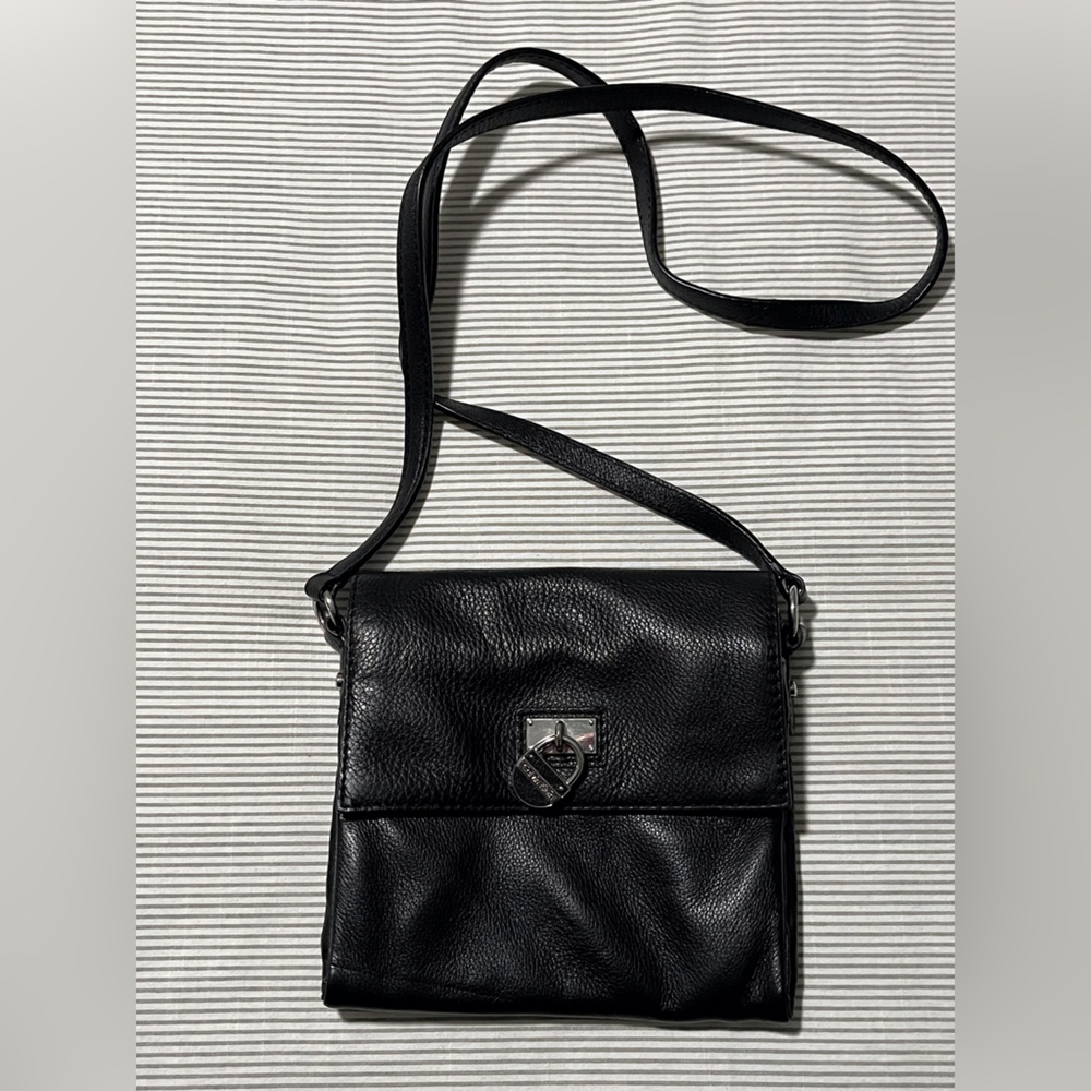 Calvin Klein Black Crossbody Organizer Bag